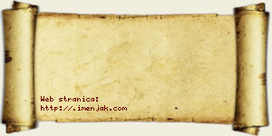 Nina Aksentijević vizit kartica